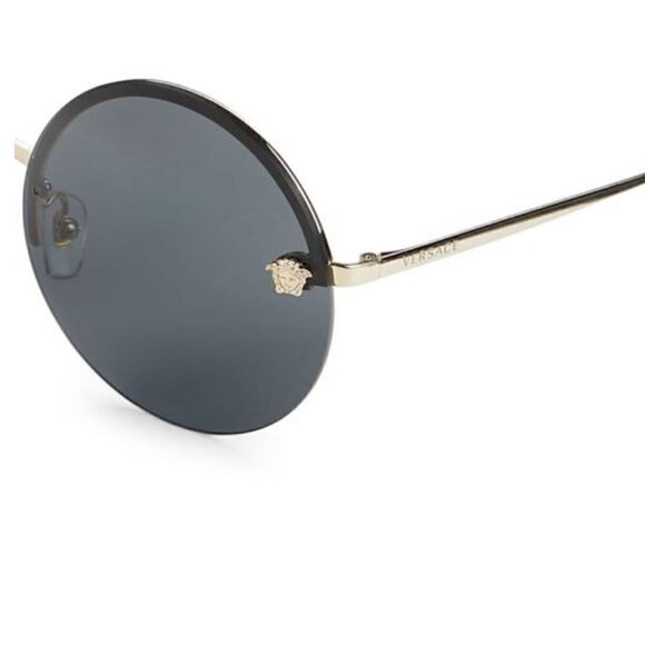 NWT Versace 2176 Unisex 59 mm Pale Gold Sunglasses - Picture 13 of 13